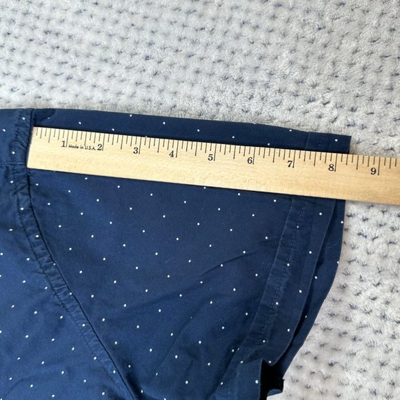 Ricky Singh Shirt Mens Large Slim Fit Blue Short Sleeve Button Front Casual - Picture 11 of 12